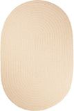 rhody solid poly s001 cream rug