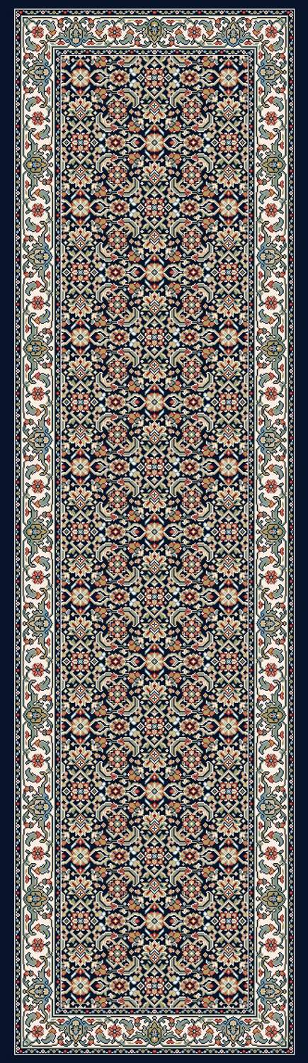 dynamic rugs ancient garden 57011 3464 navy rug