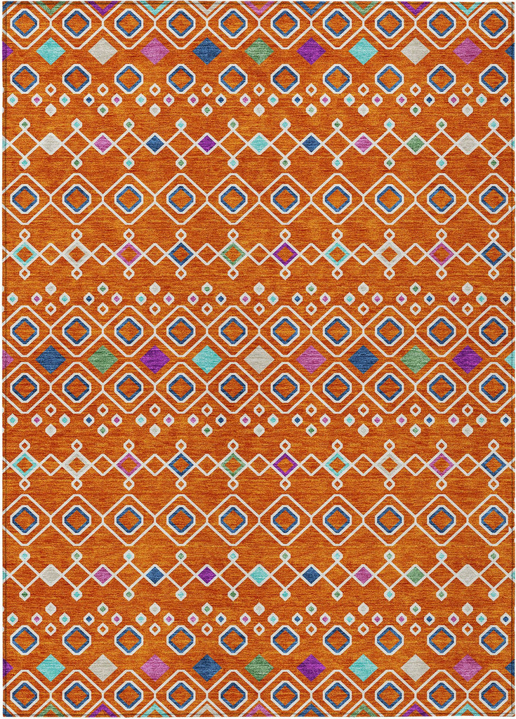 addison chantille acn938 orange rug