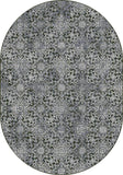 dynamic ancient garden 57162 3696 steel blue rug