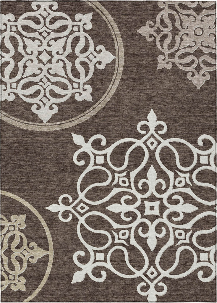 addison chantille acn874 chocolate rug