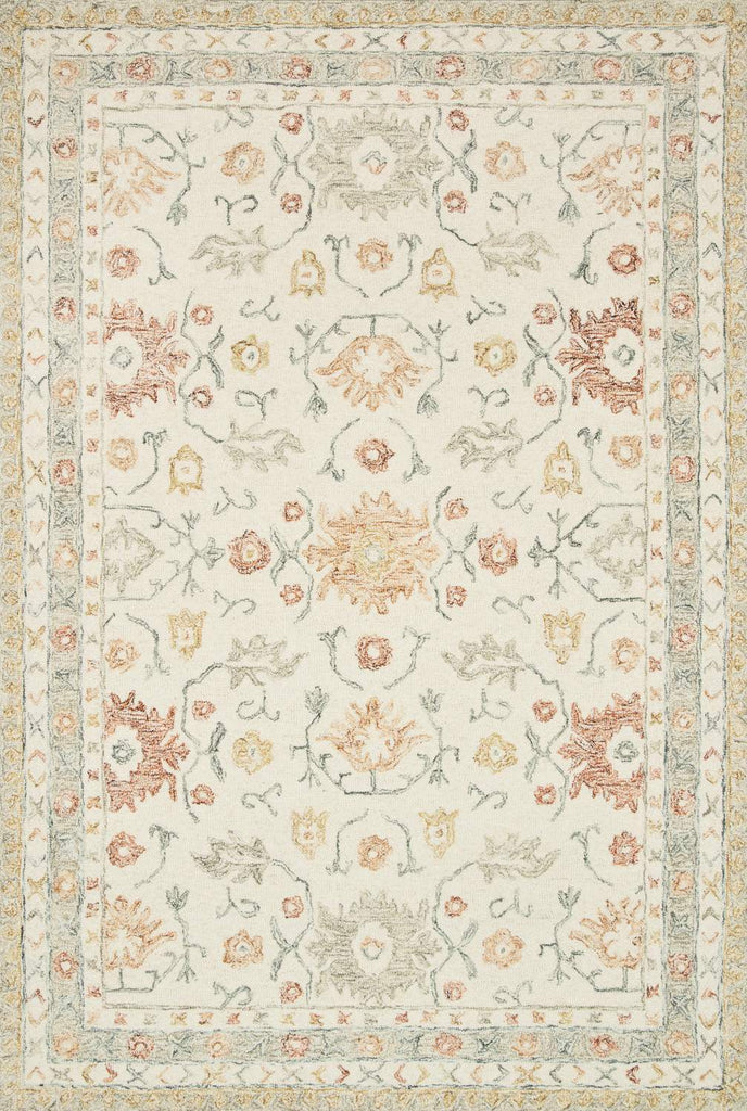 loloi rugs norabel nor 03 ivory rust rug