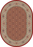 dynamic rugs ancient garden 57011 1414 red rug