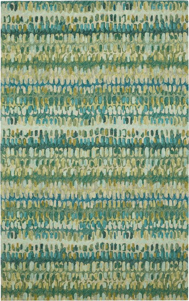 dash albert paint chip da1831 moss hand hooked wool rug