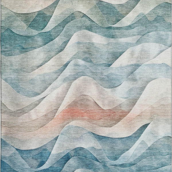 dalyn pacifica pa3 teal rug