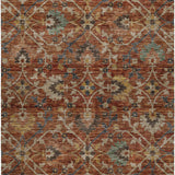 dalyn silk road sr4 paprika rug