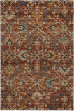 dalyn silk road sr4 paprika rug