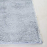safavieh clearance faux rabbit fur frf976g silver rug