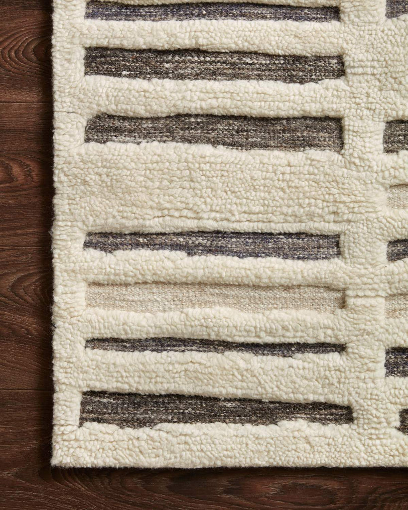 loloi rugs bennett ben 01 ivory charcoal rug