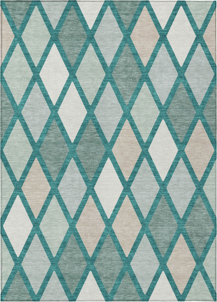 addison chantille acn887 teal rug