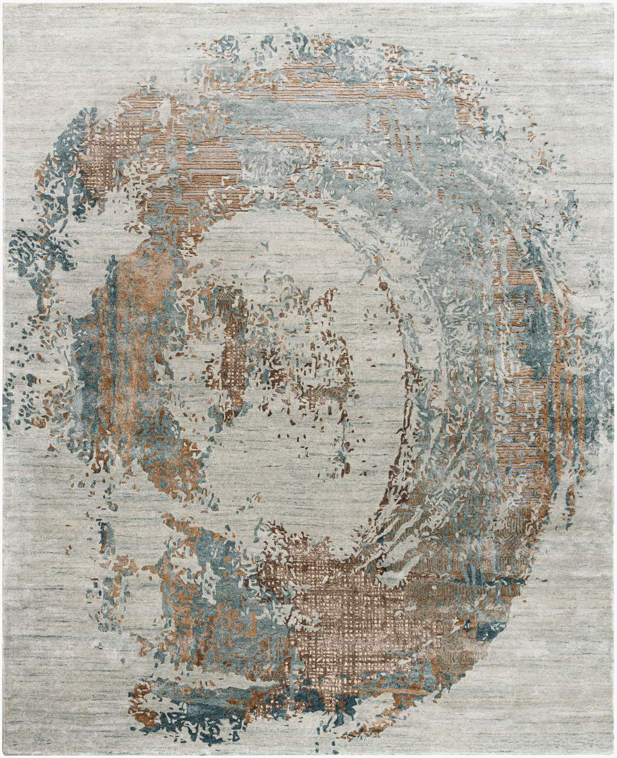 surya opulence opl 2305 steel blue rug