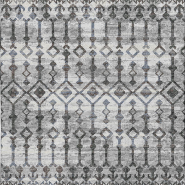 dalyn brisbane br8 silver rug