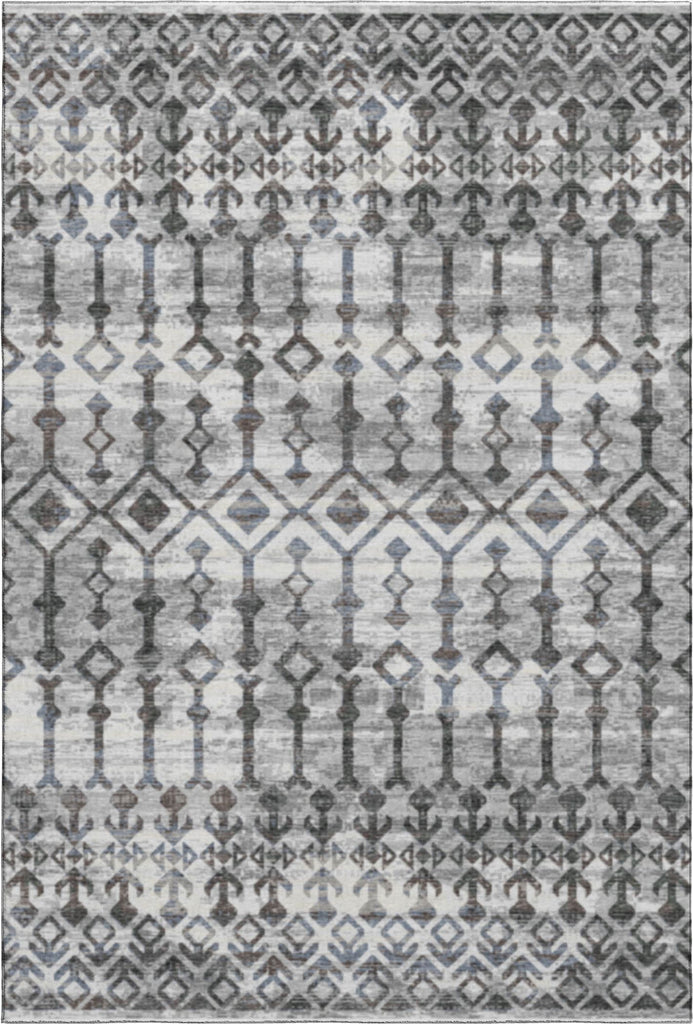 dalyn brisbane br8 silver rug