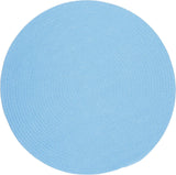 rhody happy braids hb07 solid aqua blue rug