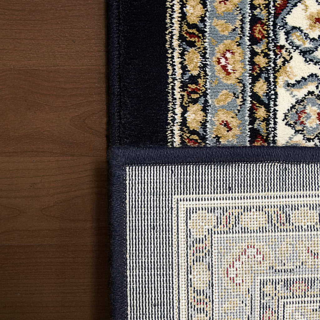 dynamic rugs ancient garden 57119 3434 blue rug