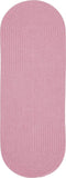 rhody happy braids hb08 solid pink rug