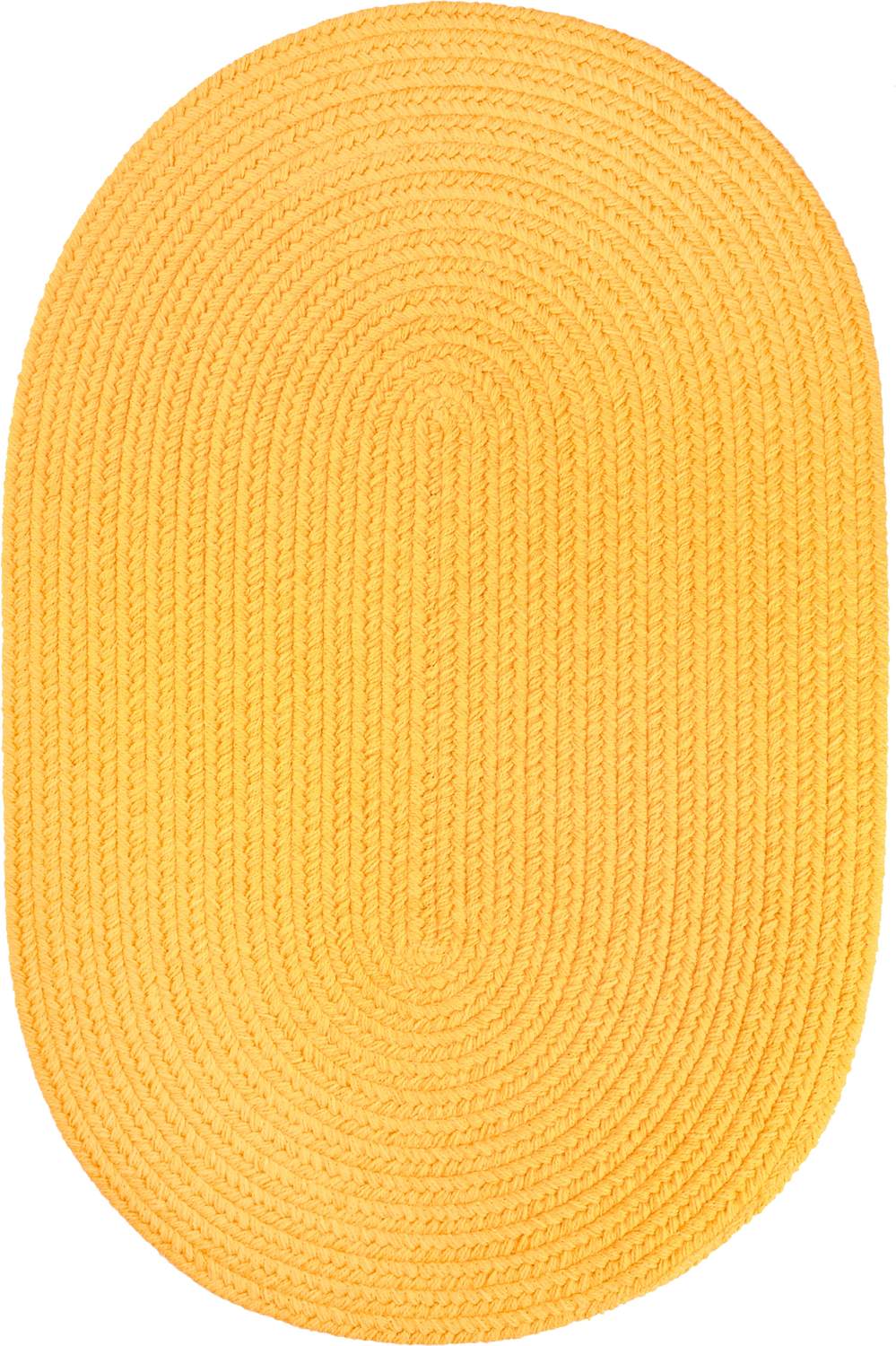rhody solid poly s041 daffodil rug