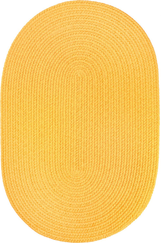 rhody solid poly s041 daffodil rug