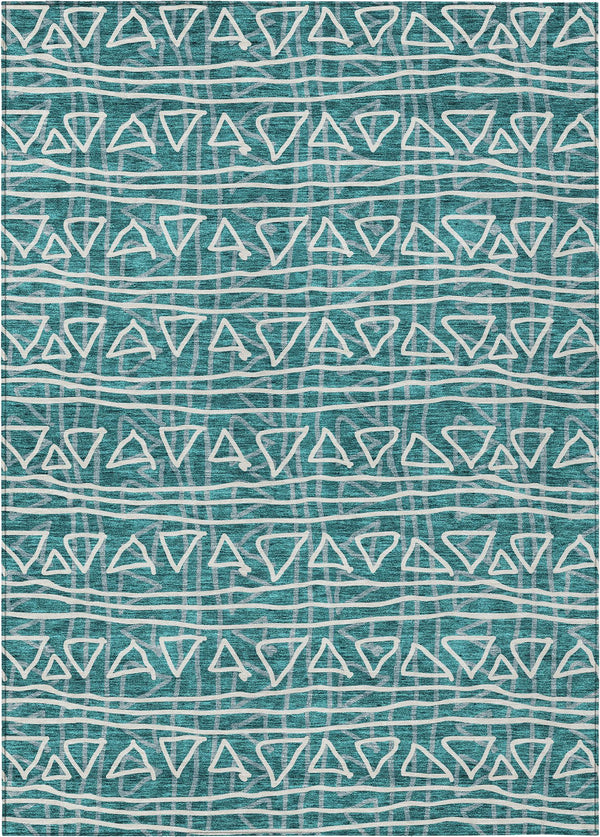addison chantille acn730 teal rug
