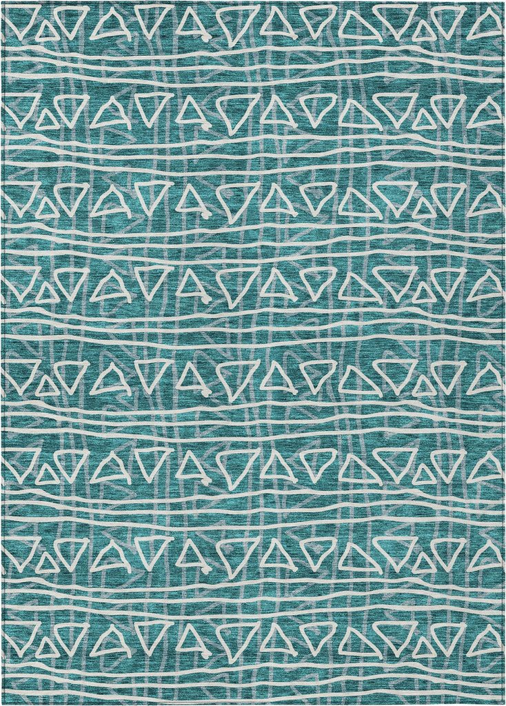 addison chantille acn730 teal rug
