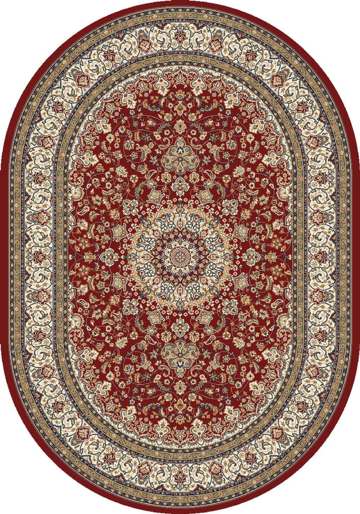 dynamic rugs ancient garden 57119 1414 red rug