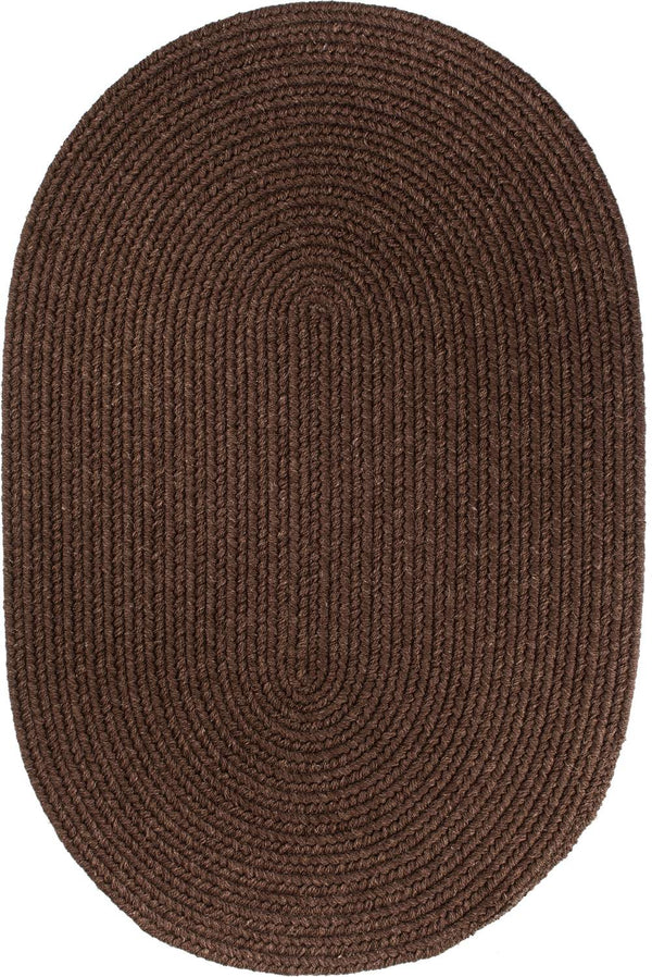 rhody solid wool s116 walnut rug