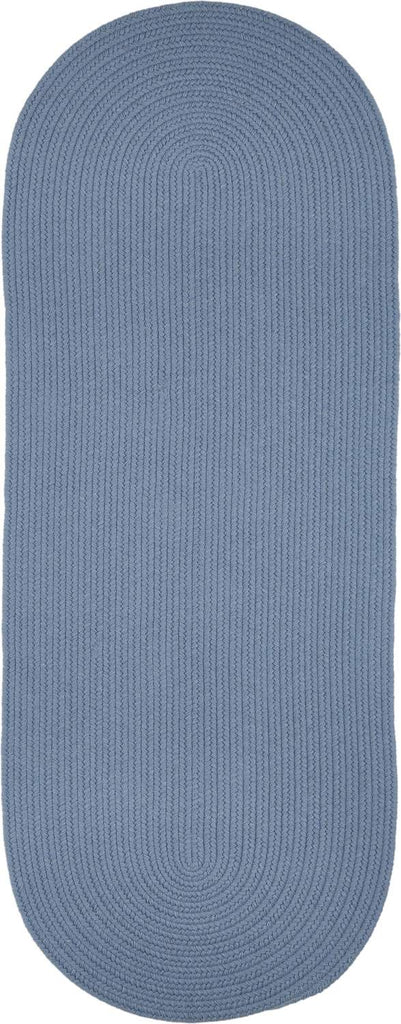 rhody solid wool s103 blue bonnet rug