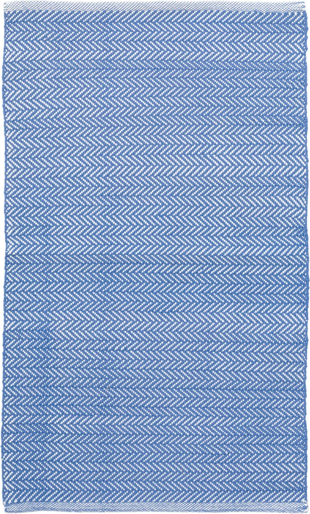 dash albert herringbone da293 french blue rug