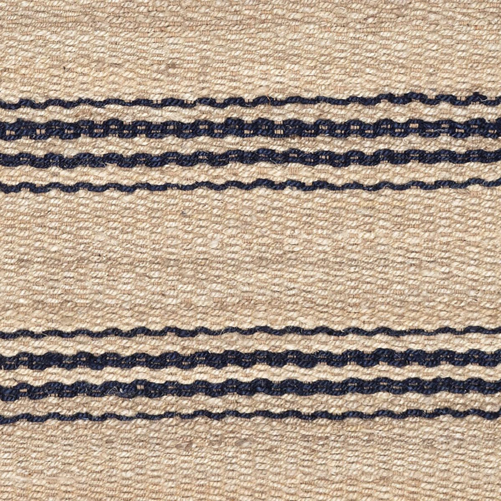dash albert jute ticking rda321 indigo rug