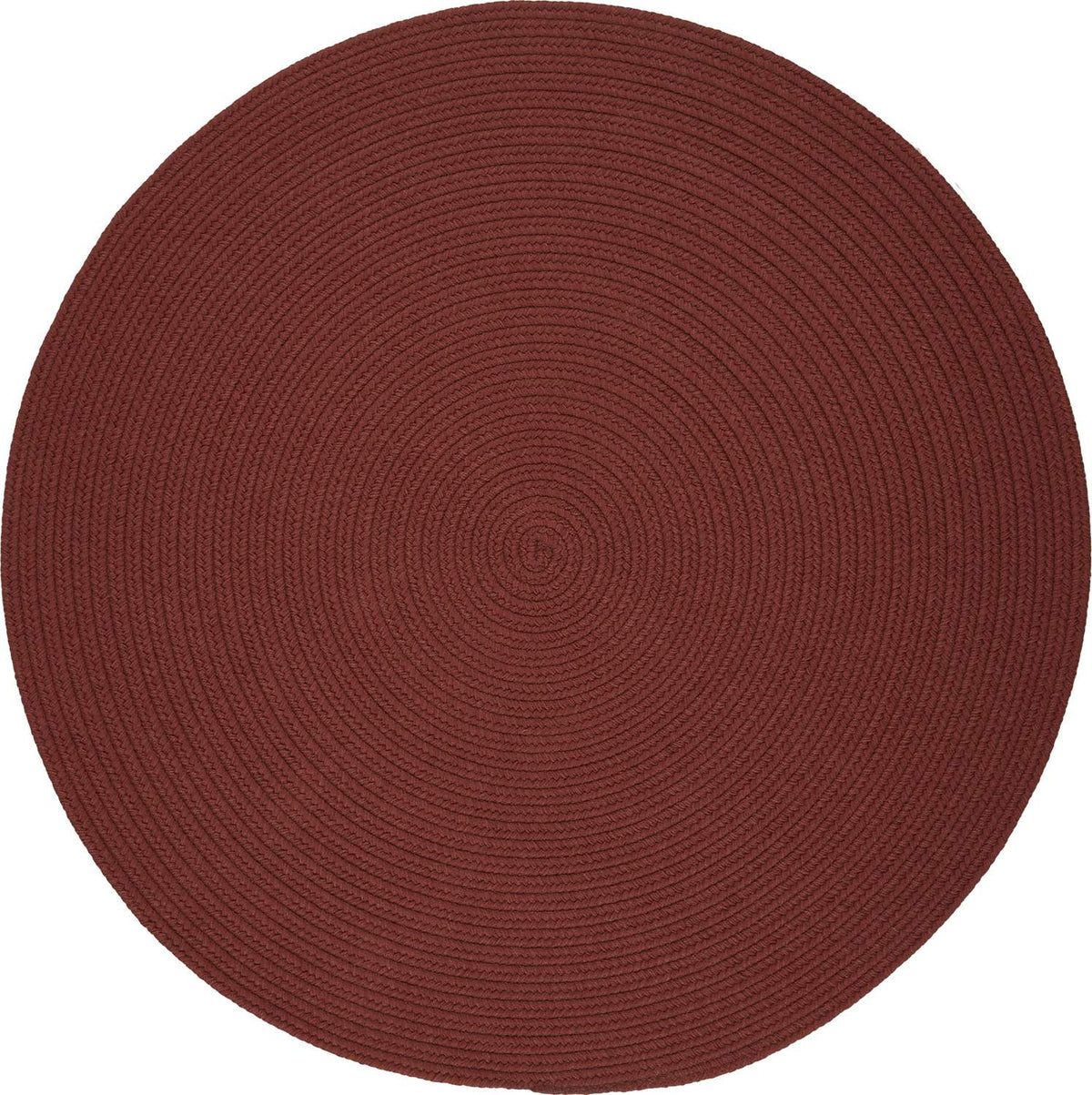 rhody solid poly s033 terra cotta rug