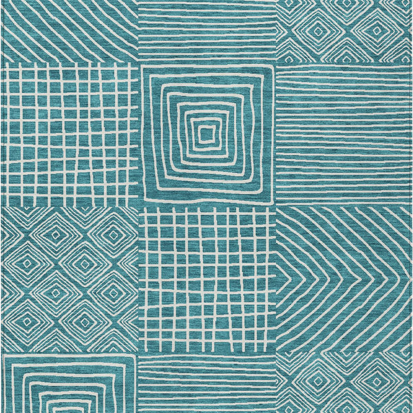 addison chantille acn1044 teal rug