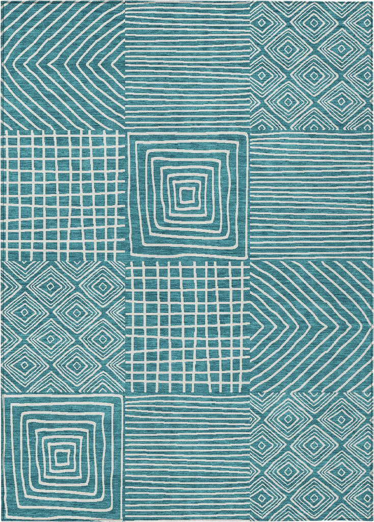 addison chantille acn1044 teal rug