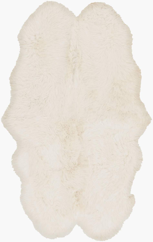 surya sheepskin shs 9600 ivory rug