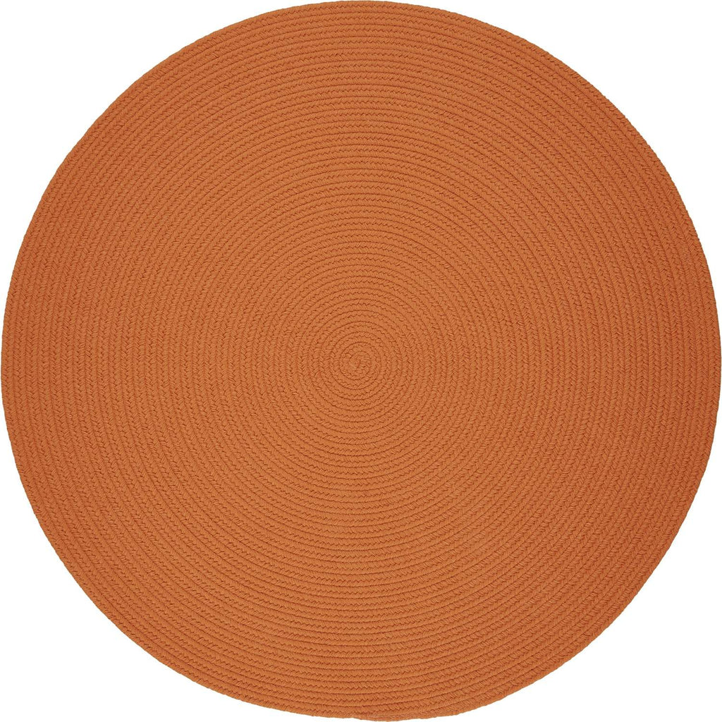 rhody solid poly s042 mango rug