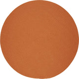 rhody solid poly s042 mango rug