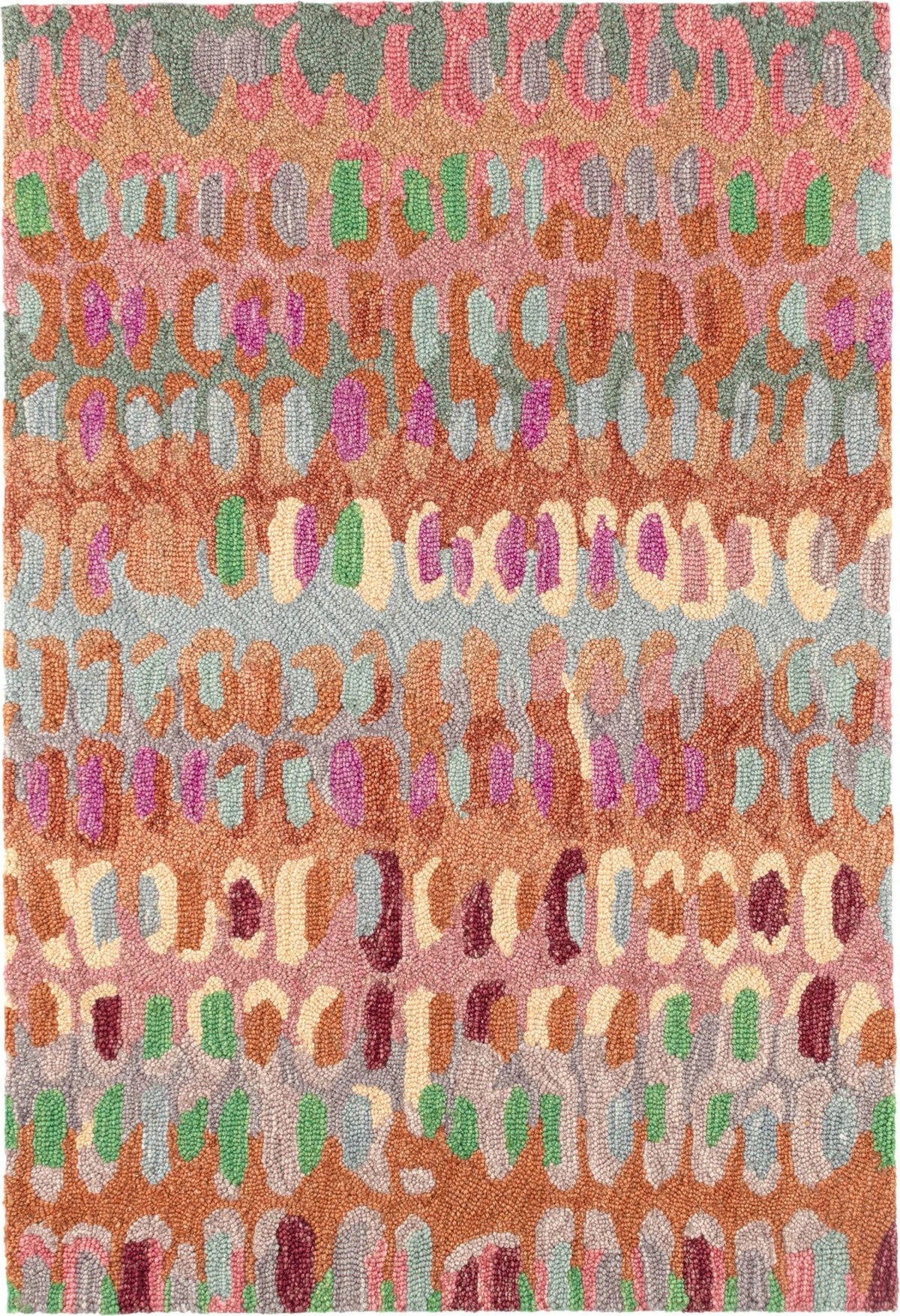 dash albert paint chip da1834 clay hand hooked wool rug