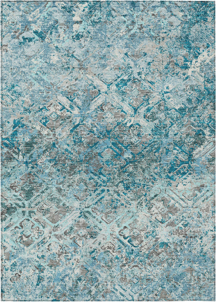 addison chantille acn768 teal rug