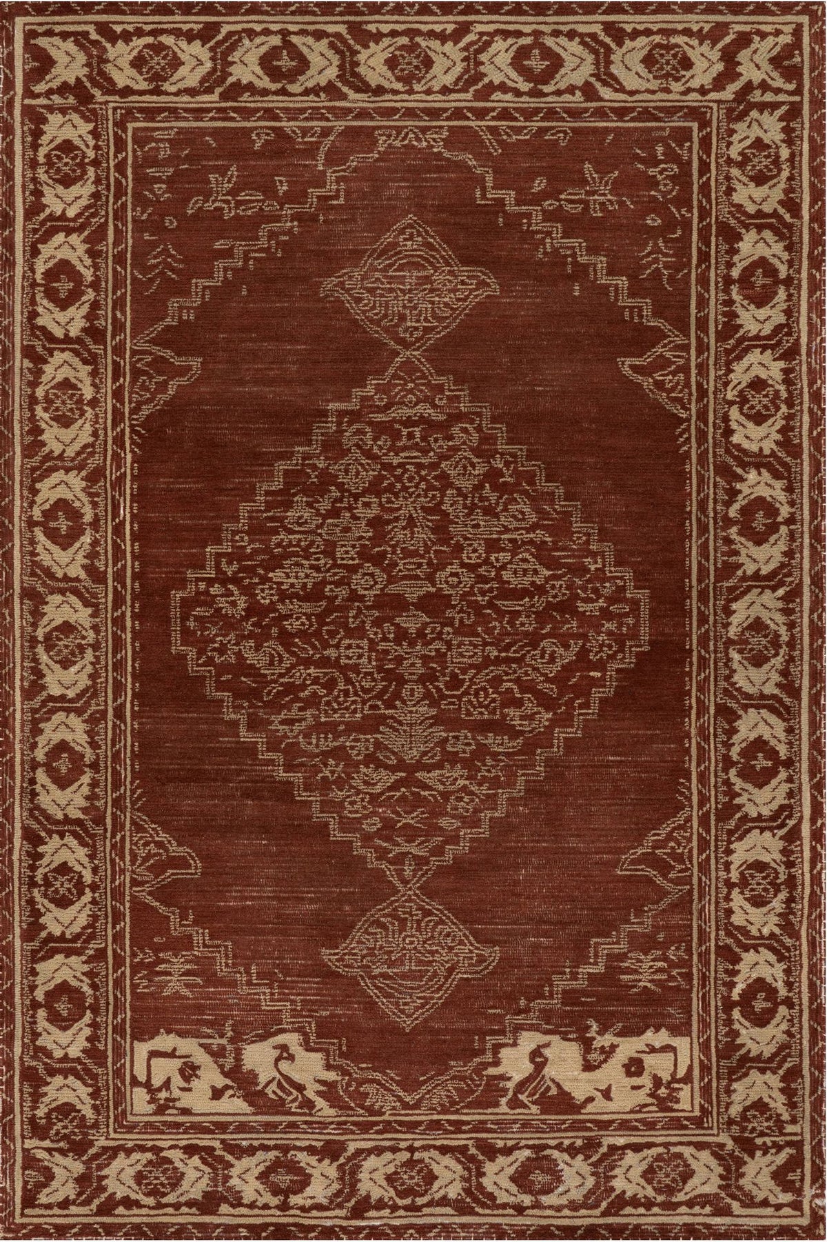 dash albert manglam arts da2382 red woven flatwoven wool rug