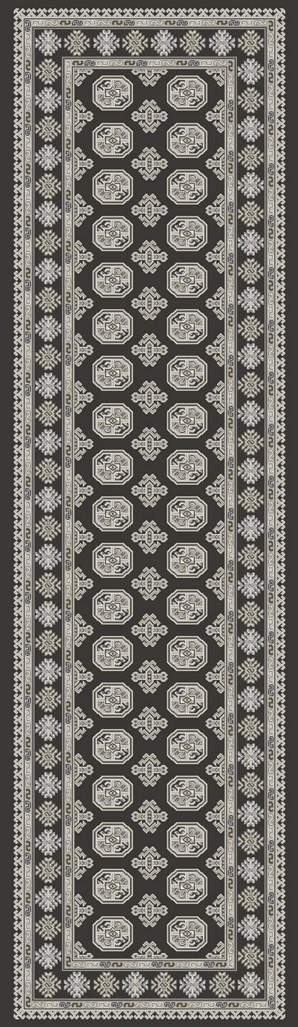 dynamic rugs ancient garden 57102 3636 charcoal rug