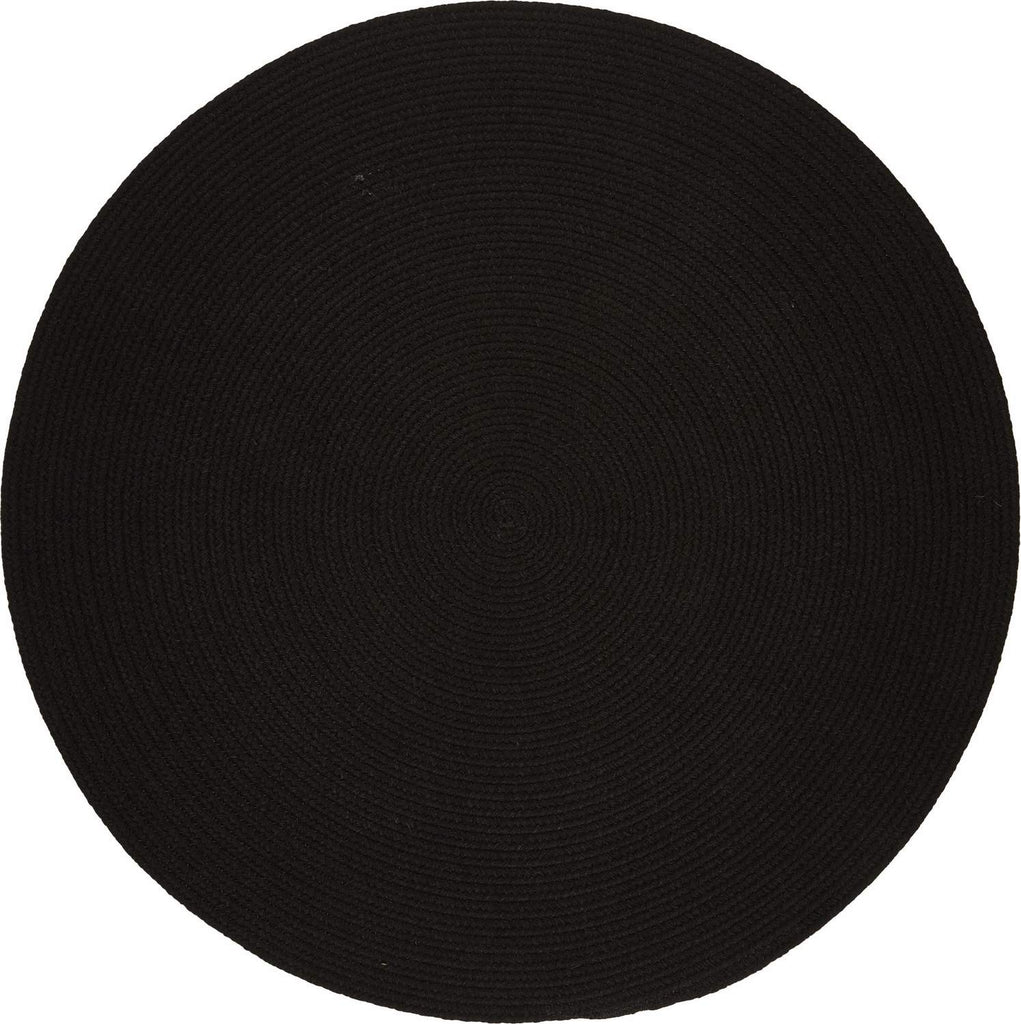 rhody solid poly s016 black rug