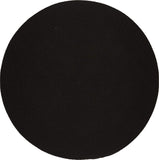 rhody solid poly s016 black rug
