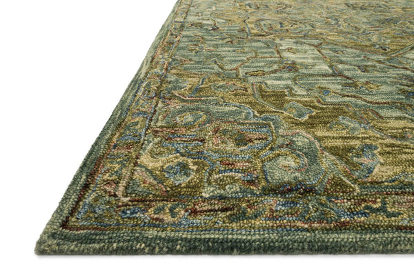 loloi rugs victoria vk 20 dark green tobacco rug