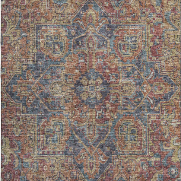 addison mayfield amf571 red rug