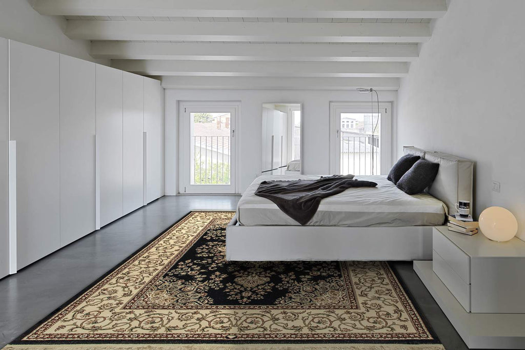 dynamic rugs brilliant 7201 090 black rug