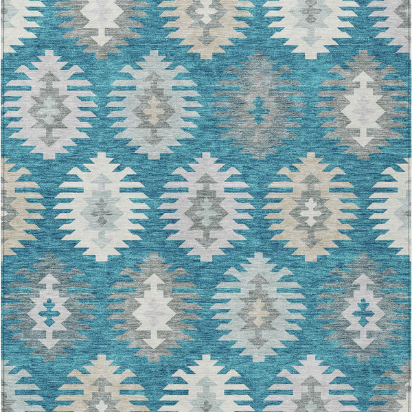 addison chantille acn983 teal rug