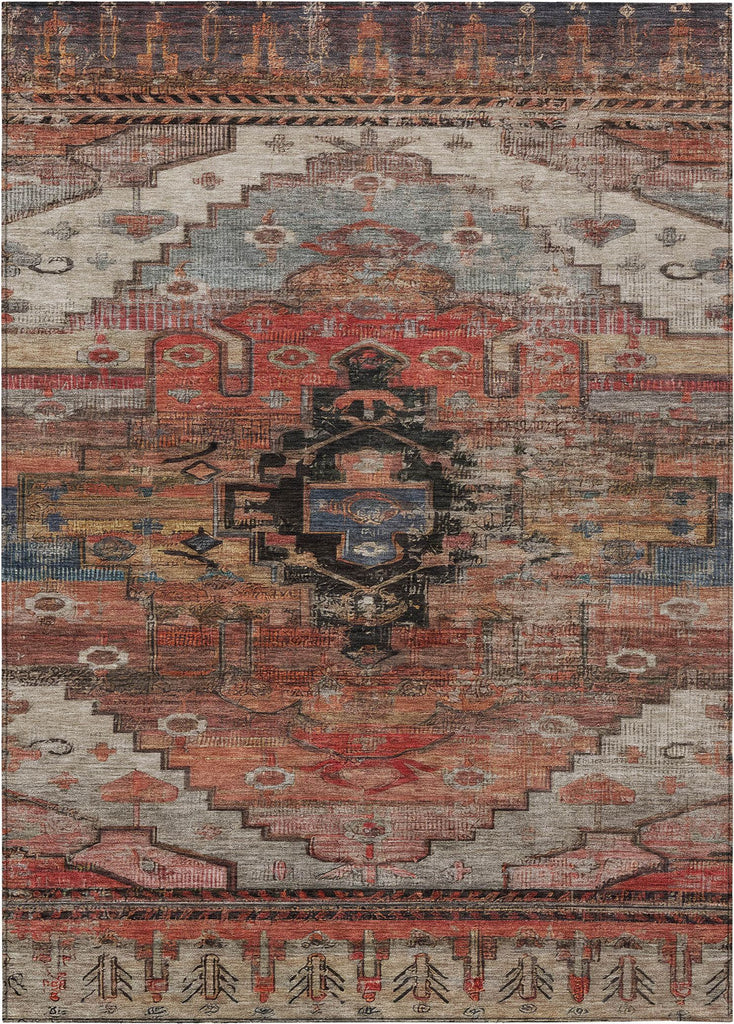 addison chantille acn1776 paprika rug
