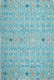 dalyn portico po4 teal rug
