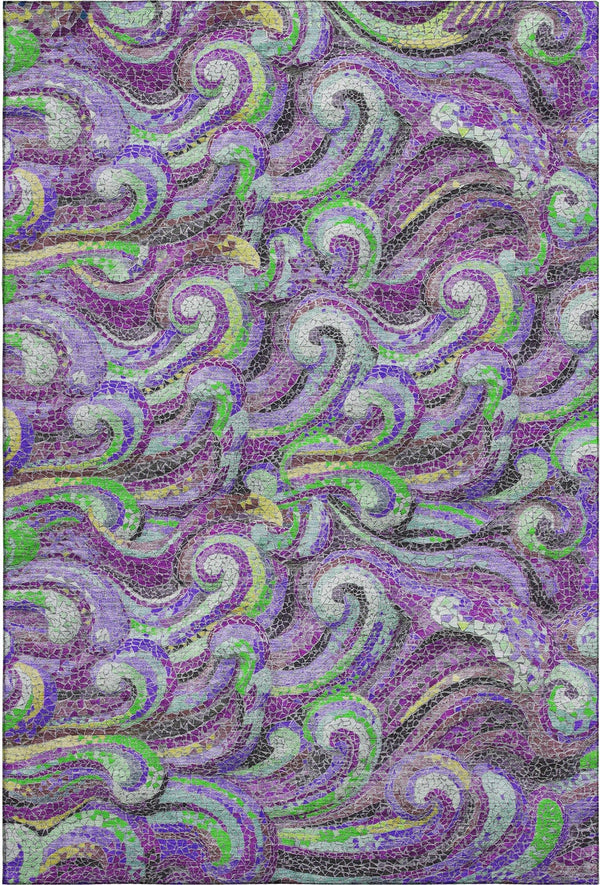 addison mayfield amf193 purple rug