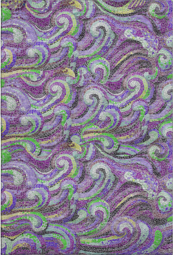 addison mayfield amf193 purple rug