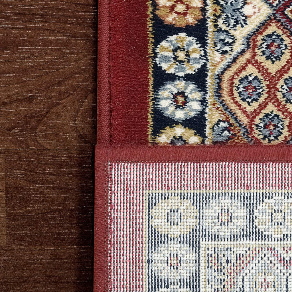 dynamic ancient garden 57147 1454 red rug